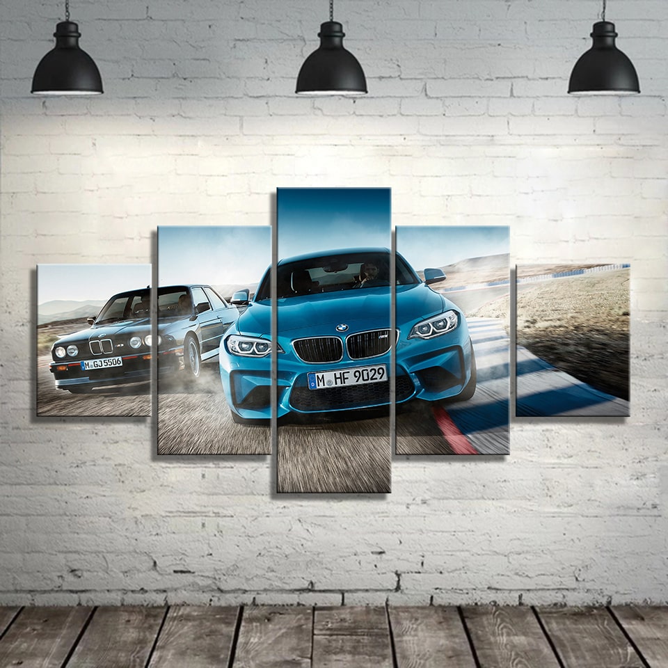 ▷ Tableau mural avec une BMW M3